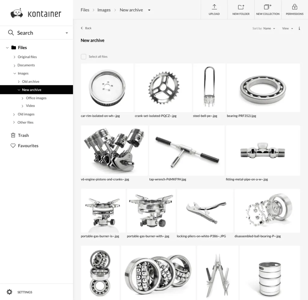 Kontainer - Digital Asset Management