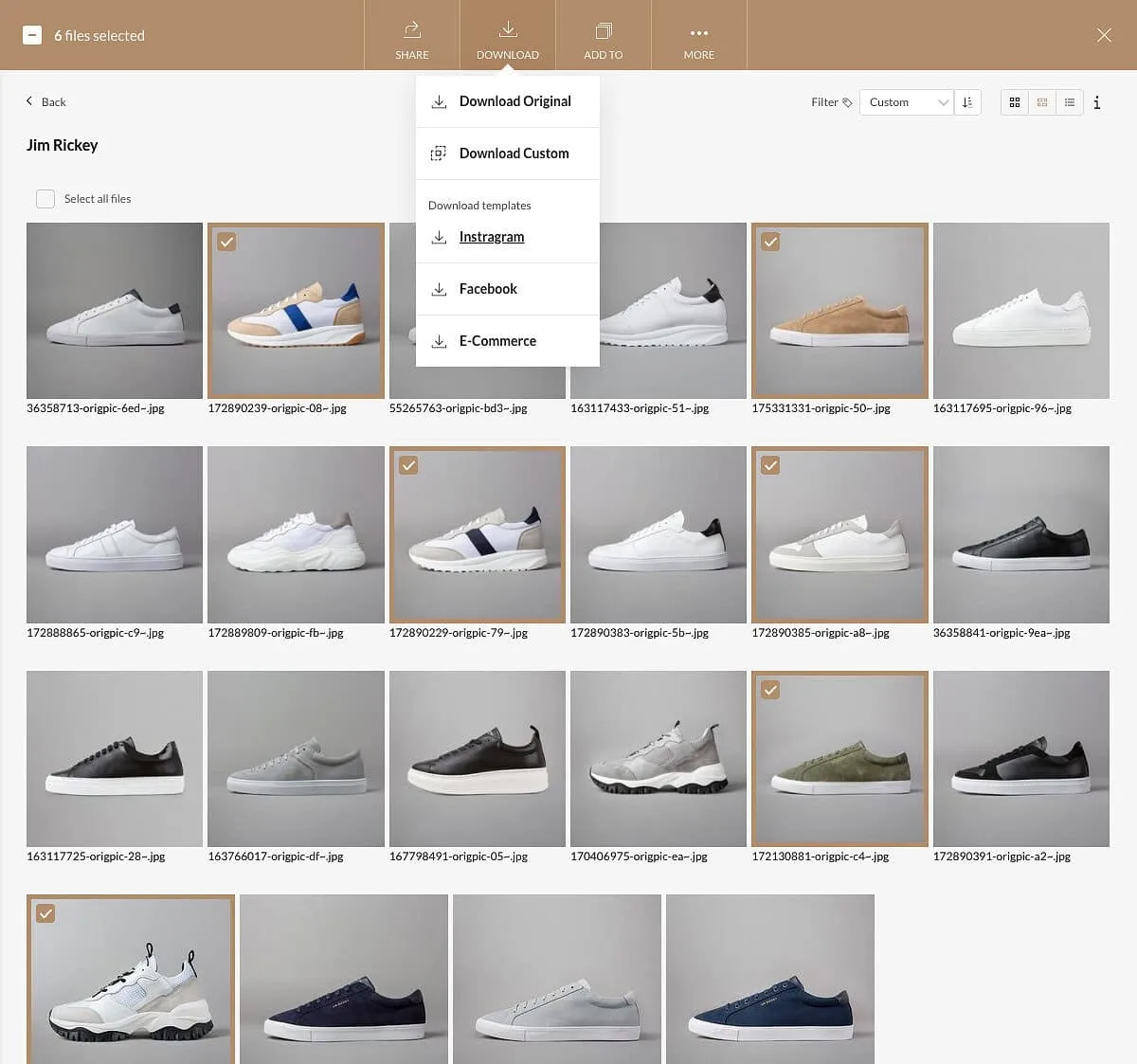 Digital Asset management and Product information managment DAM and PIM Product view