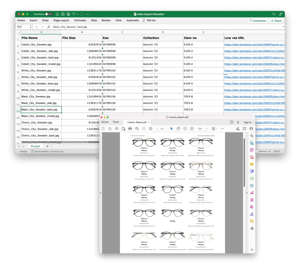 Data Export & Custom Reports Examples of Kontainer Data Export & Custom Reports