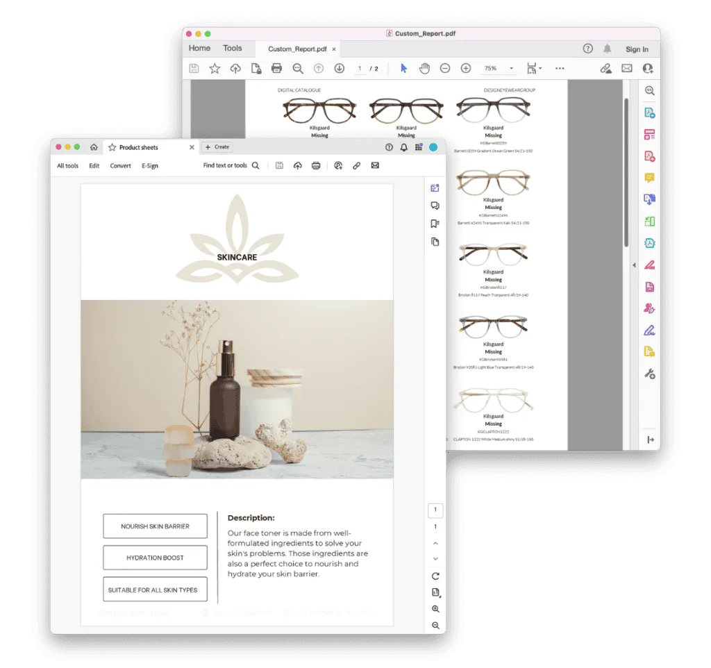 Custom Exports_PDF