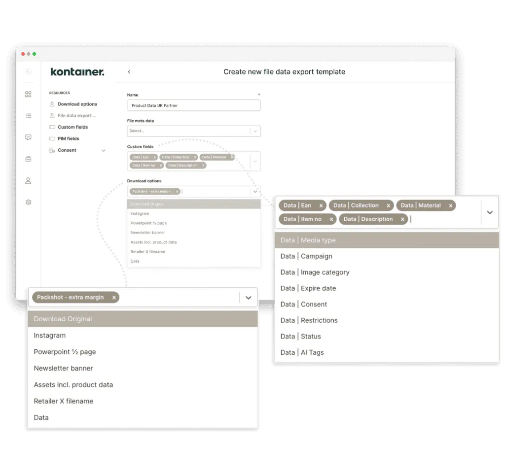Custom Exports_Configuration
