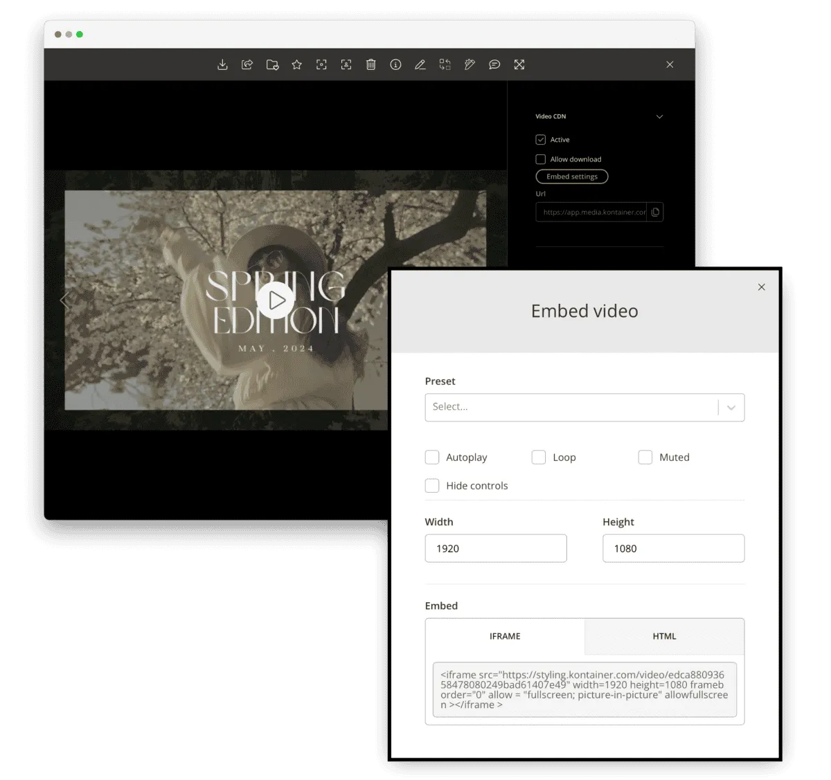 Kontainer_Video_Streaming_Settings