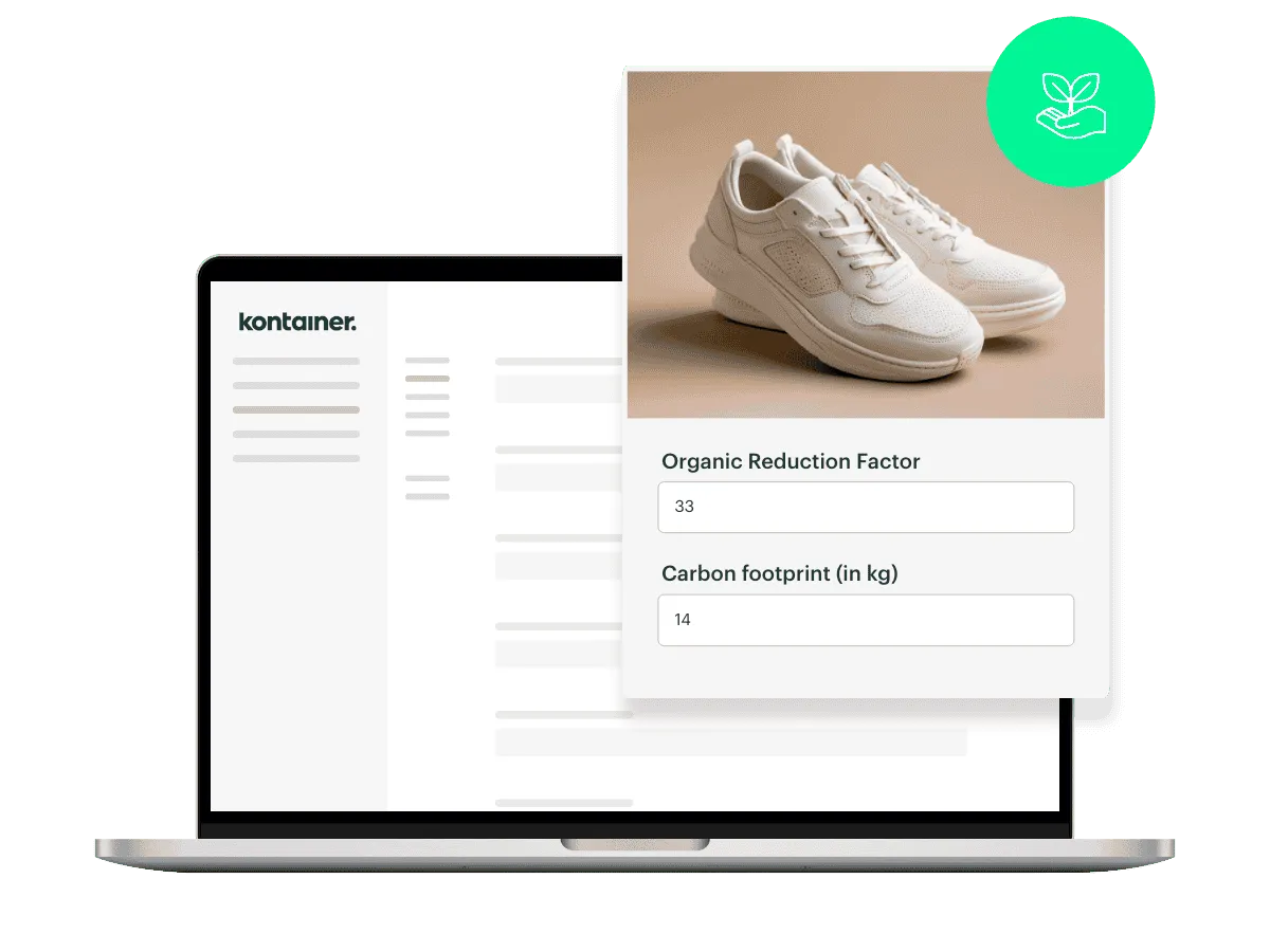 ESG reporting with Kontainer PIM ESG Reporting Powered by Kontainer PIM