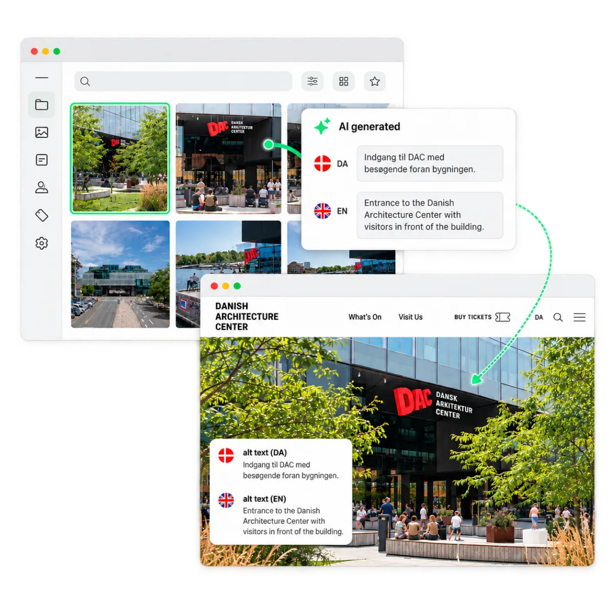 dac webshop integration